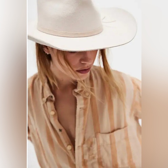 ? Free People x Wyeth Walk the Line hat in burgundy main image 10